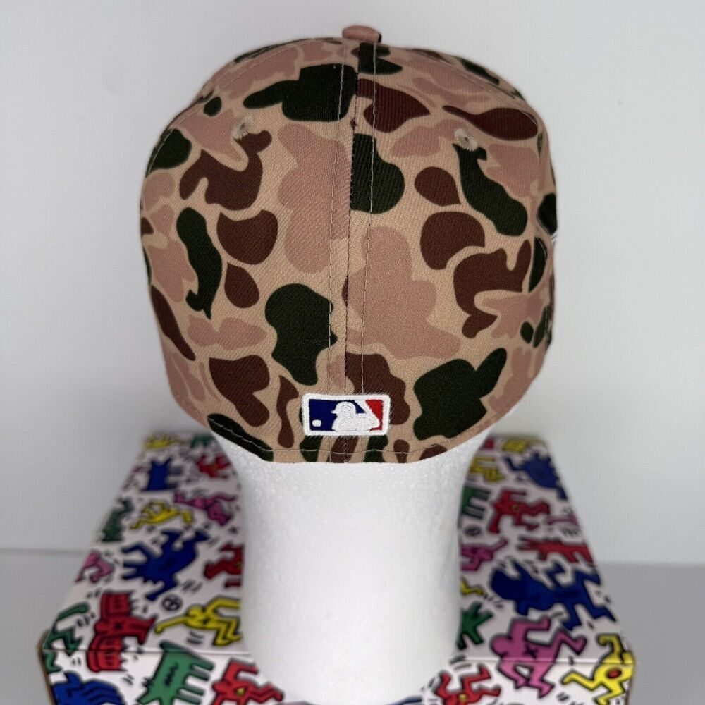 San Fransisco Giants Hat Cap Fitted Size 7 Brown‎ Duck Camo 59Fifty Plain Logo - Picture 5 of 11